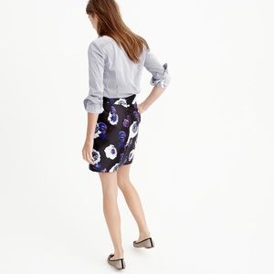 J. Crew Purple Poppy Skirt